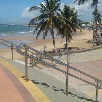 Kitnets com AR Condicionado na Praia Salvador Exterior foto