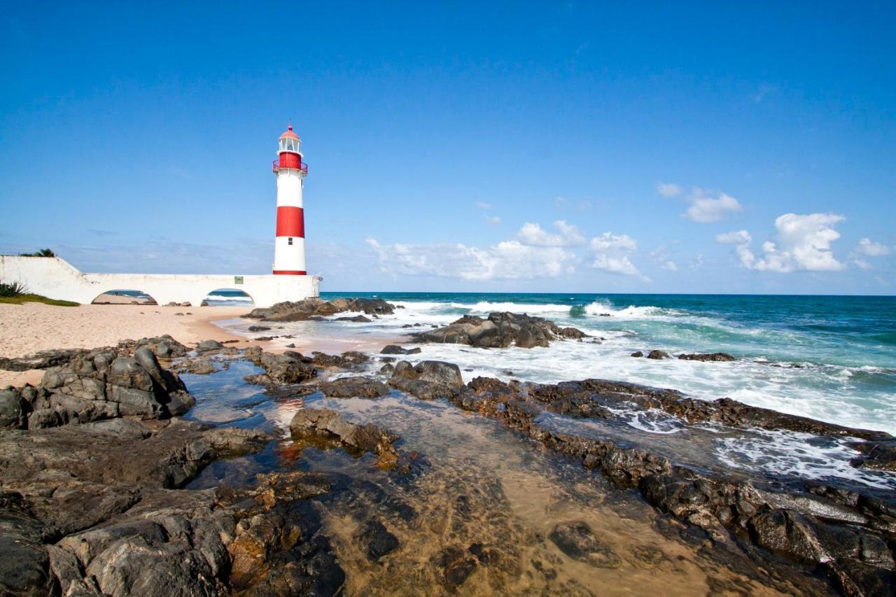 Kitnets com AR Condicionado na Praia Salvador Exterior foto
